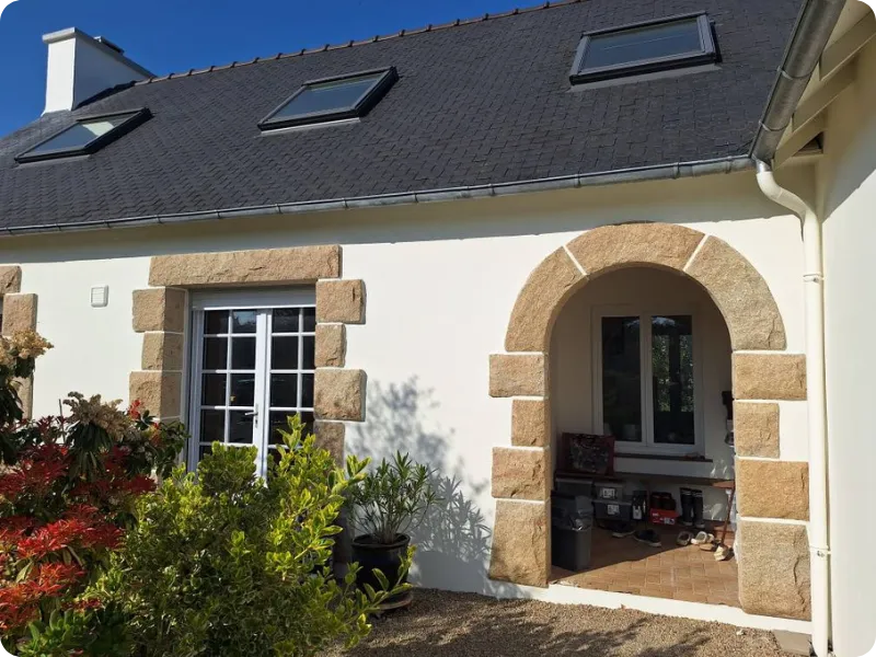 ravalement et nettoyage de facade locquirec